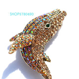 Fashion Jewelry New Whale Breast Pin Cute Brooch for Women