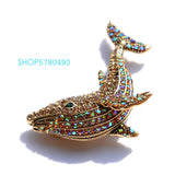 Fashion Jewelry New Whale Breast Pin Cute Brooch for Women