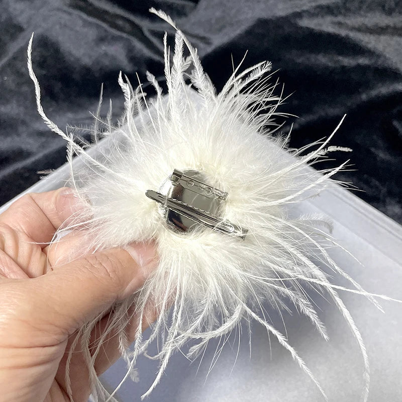 Feather Fashion Brooch Lapel Pins | Stylish Accessories