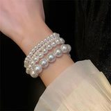 Retro Imitation Pearls Bracelet | Vintage Elegance