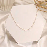 Pearl Choker Gold Necklace Jewelry for Women Chocker