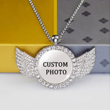 Cherish your loved ones with our Rhinestone Glass Necklace Personalized Family Picture Gift. Show your love and appreciation with this uniques piece. 