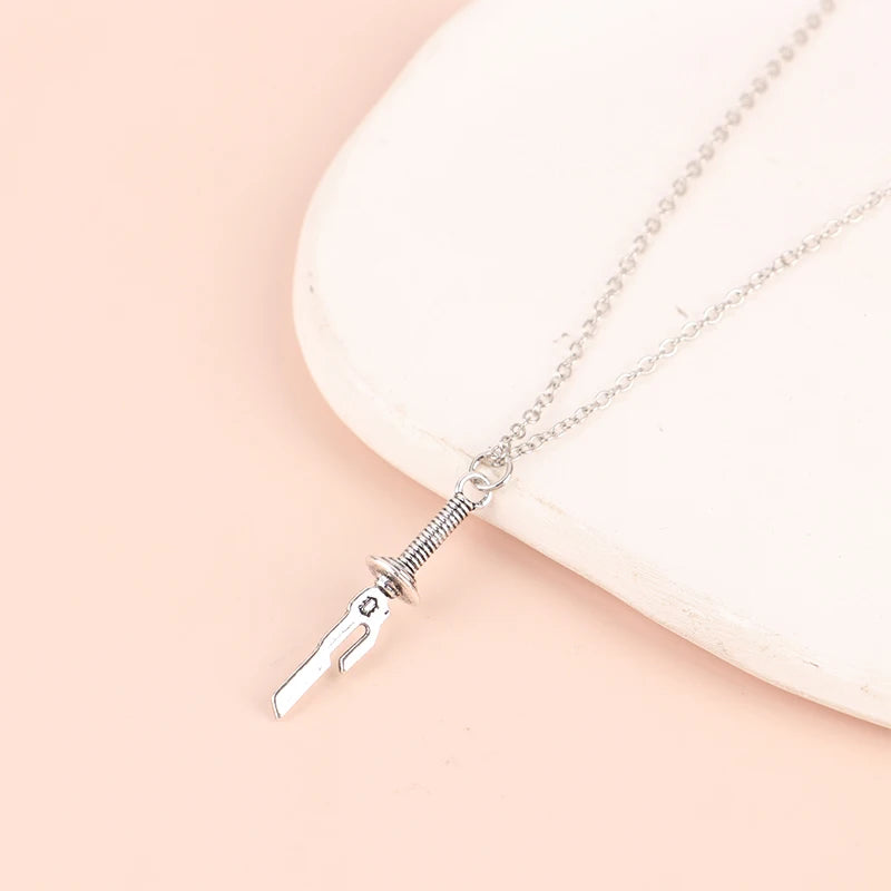 Anime Sword Necklace Spear Of Tianri Knife Pendant