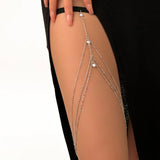 New Women Bohemian Thigh Chain Simple Star Body Chain